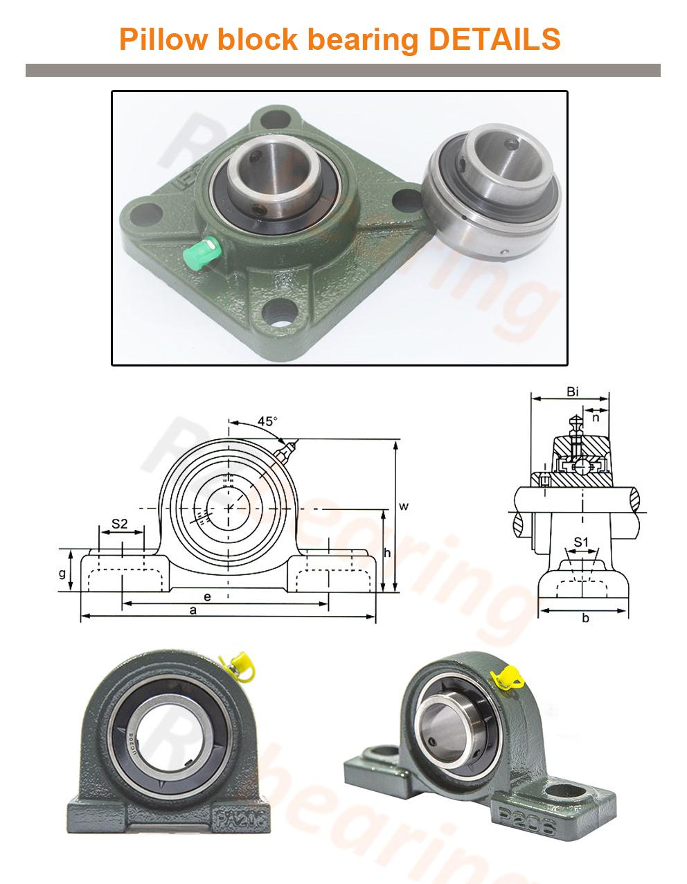 Bearings Auto Parts Ball Bearing Pillow Block Bearing Ucf217 with High Quality