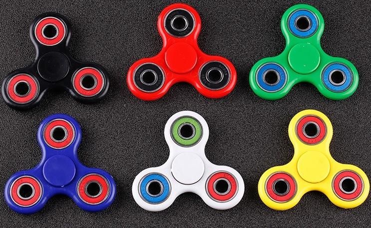 High Speed Tri Hand Spinners 3D Printer Toys with Ceramic 608 Bearing
