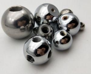 Chrome Plated Mobile Phone Support Drilled Steel Ball