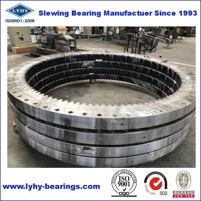 Lyhy Double Row Ball Slewing Bearings Slewing Ring Bearings with Internal Teeth VI125b01