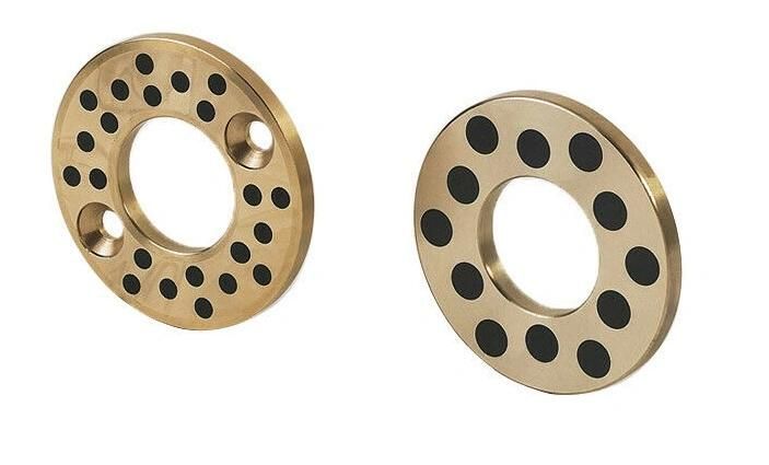 JDB 8MM Hole Sliding Oilless Linear Bearing Self Lubricant Bush Solid Graphite Copper Sleeve Bronze Inlaid Bushing For Excavator