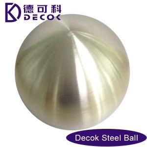 304 316 Stainless Steel Brushed Ball Garden Decorated Stainless Steel