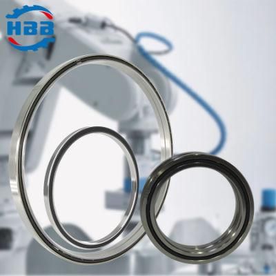 ID 11&quot; Open 4 Points Contact Thin Wall Bearing @ 1&quot; X 1&quot; Section for Industrial Robot