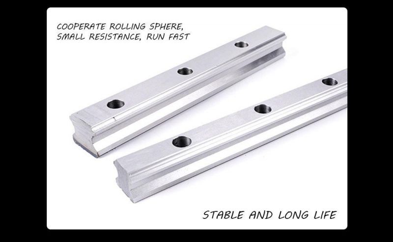 High Precision Linear Guide Rails for Printing Machines with Low Resistance Egr20-1000mm