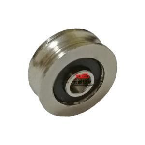 No Seals Open U Groove Door Window Bearing Roller with Miniature Non Standard Ball Bearings