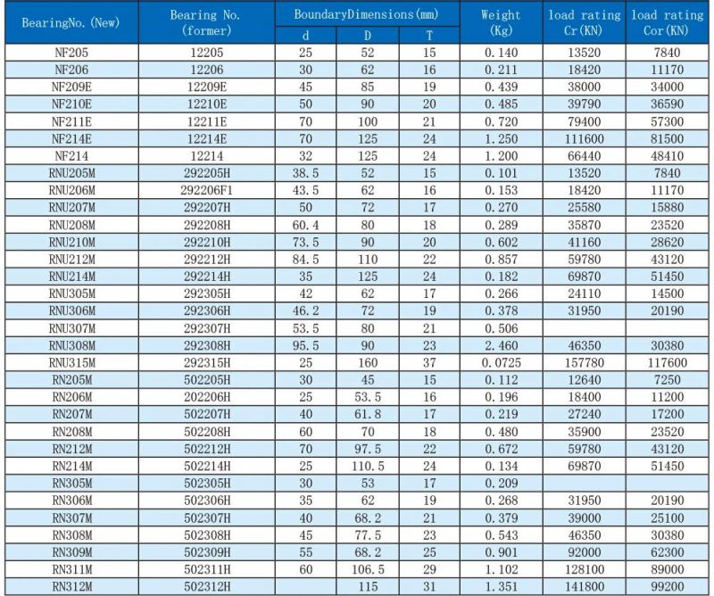 High Temperature Cylindrical Roller Bearing