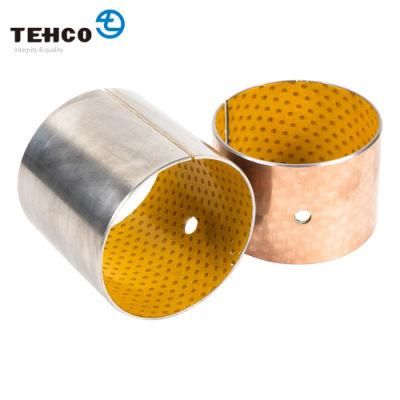 Slide Sleeve PAP P20 POM Boundary Lubricating Bear Bushing Made of Steel Backing and Oil Dents for Forming Machine Tools.