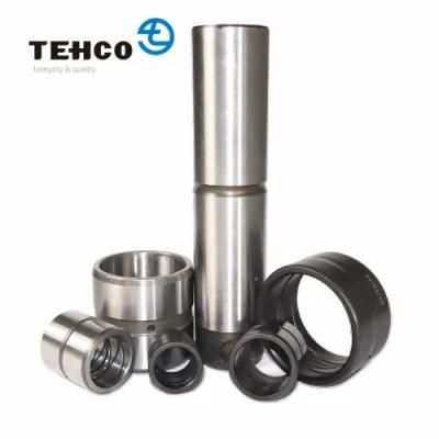 Excavator Steel Bucket Pin Bushing Made of C45 and 42CrMo Custom Sizes and Style As Application for Construction Machinery Part.