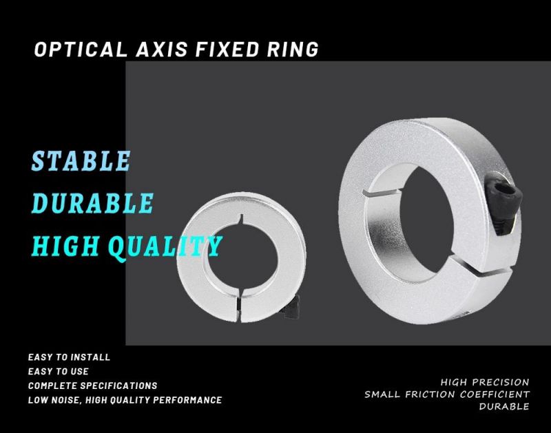 Aluminum Alloy Optical Shaft Seat, Standard Processing Products, Economical Fixed Ring, Economical