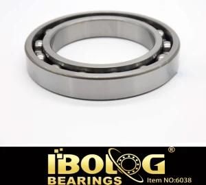 Motor Spare Parts High Speed Deep Groove Ball Bearing Open Type Model No. 6238