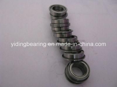 China High Quality Mf128 Miniature Bearing Flange Bearing 8X13.6X3.5mm Flanged Sleeve Bearing
