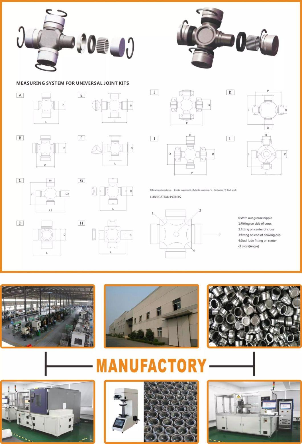 U-Joints, Universal Joint, Cross Joints OEM Cross Universal Joint 27*64 Auto Spare Parts 27*74.6 27*82 39*118