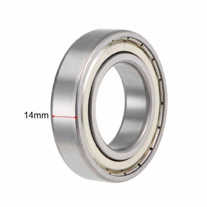 6007-2RS Sealed Radial Ball Bearing Bore Dia. 35mm Od 62mm Width 14mm