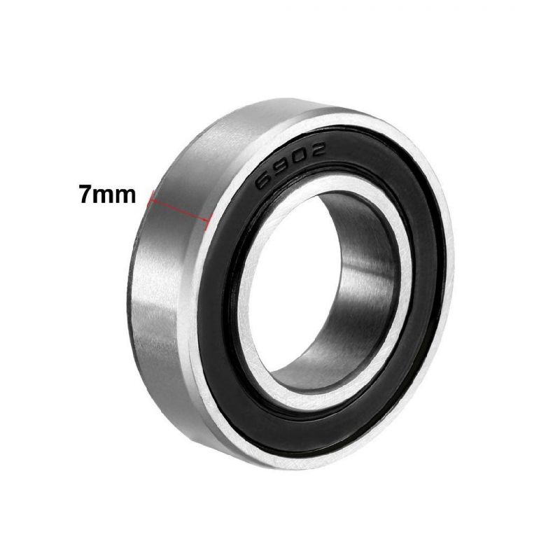 6902-2RS Deep Groove Ball Bearing Double Sealed 15mm X 28mm X 7mm Chrome Steel Bearing