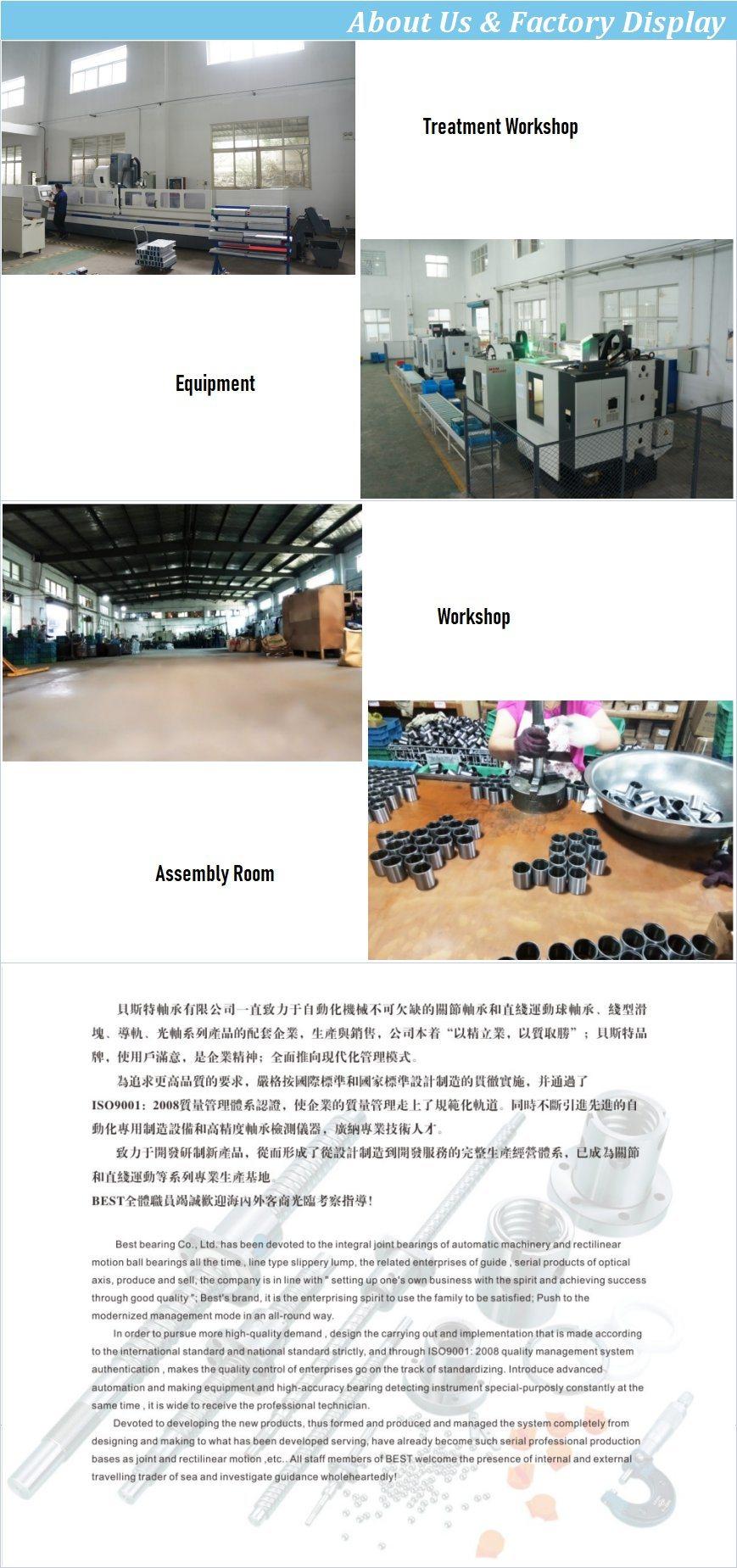 Factory Direct Selling Precision High Quality Lmf...Luu Circular Flange Lengthen Linear Bearing