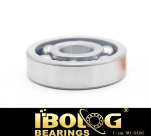 Factory Production Deep Groove Ball Bearing Open Type Model No. 6406