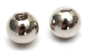 6mm Threaded Steel Ball with M2.5 M3 Hole