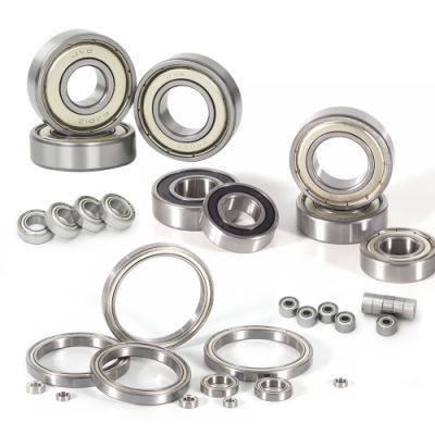 Chrome Steel Rodamiento 6000 6002 6004 6200 6204 6300 6302 6400 6402 Zz 2RS Deep Groove Ball Bearing for Electrical Motor, Fan, Skateboard