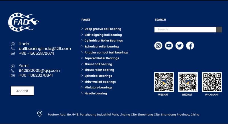 Xinhuo Bearing China RV Reducer Bearing Supply Deep Groove Ball Bearing ID 20 ID 60222rszz Deep Groove Ball Bearings