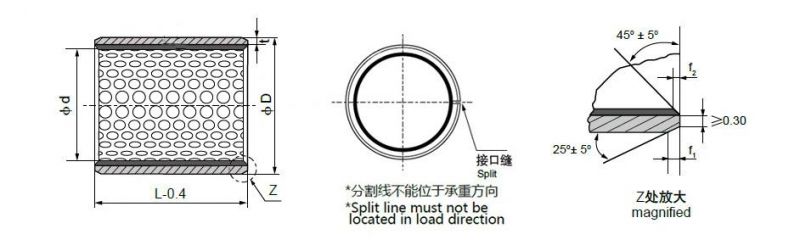 Bimetal Bushing Composite Slide Bush Bearing Custom Made