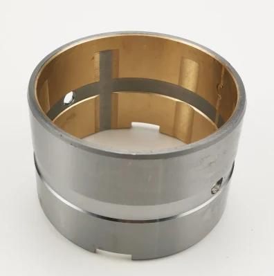 High Precision Heavy Load Steel Bronze Bimetal Bushing Customized Brass Alloy Bearing JF800 Composite Bimetal bushing