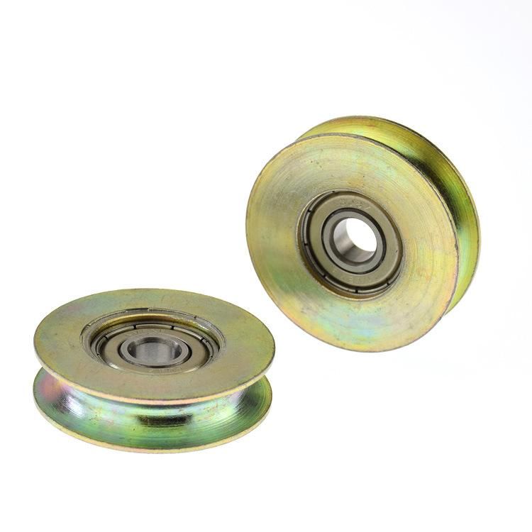 UMBT4-16 Silicon Rubber / Urethane Molded Bearings - Flat, with Threaded Shaft