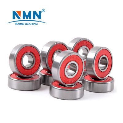 Red Black Ball Bearing 608 Wholesale Custom Double Rubber Sealed Deep Groove Ball Bearing