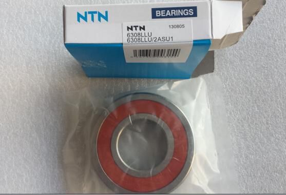 6204llu NTN Japan Red Rubber Seal Deep Groove Ball Bearing 20*47*14mm