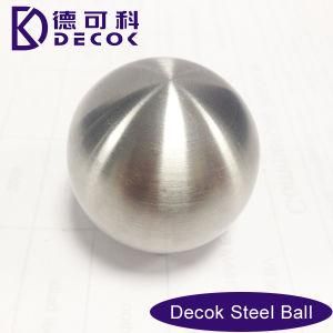 Small Size Brushed Finish Stainless Steel Hollow Ball