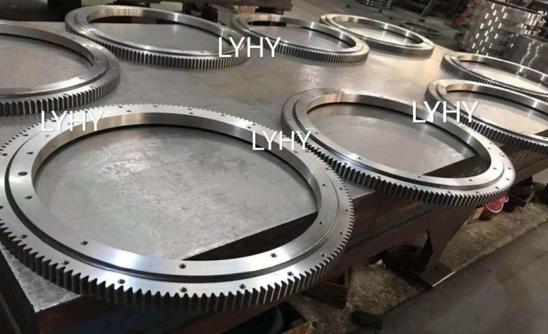 Lyhy Cross Roller Slewing Bearings Slewing Ring Bearings with External Teeth V18e083