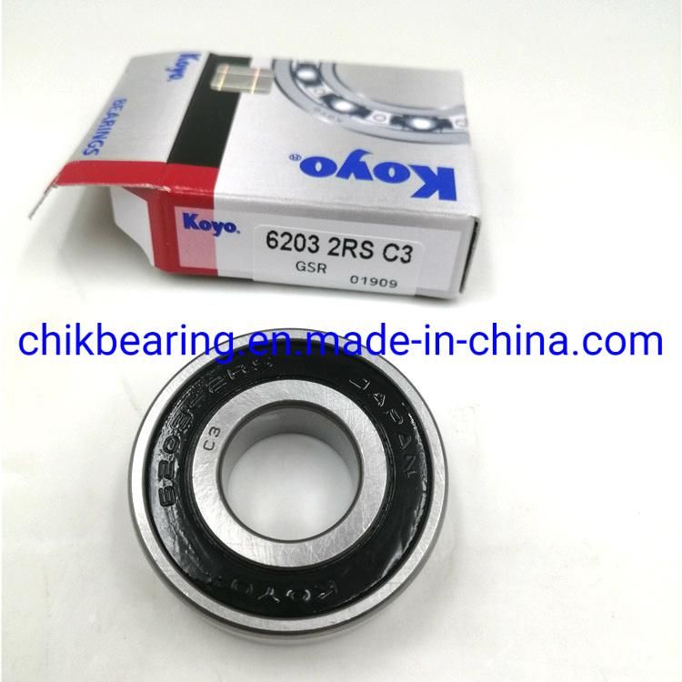 Agricultural Machinery Bearing Motor Bearing Auto Bearing Gearbox Bearing 6206-2RS 6207-2RS 6208-2RS 6209-2RS 6210-2RS Deep Groove Ball Bearing for Koyo Bearing