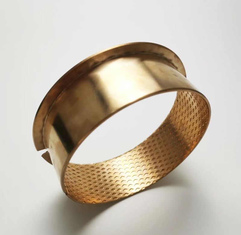Wrapped Bronze Bearing With Oill Pocket Copper Bearing HIgh Precion Copper Sleeve Bushing For Agricultural Machinery