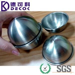 Brushed/Polished Stainless Steel Hemisphere 55mm 65mm 75mm Bath Bomb Mold
