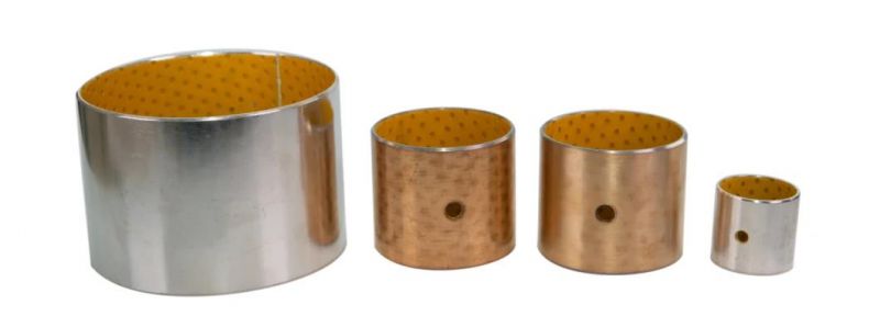 SF2 Sleeve Self-lubricating Bear Bushing Made of Steel Base and POM with Forming Machine Tools and Hydraulic Industry Machine.