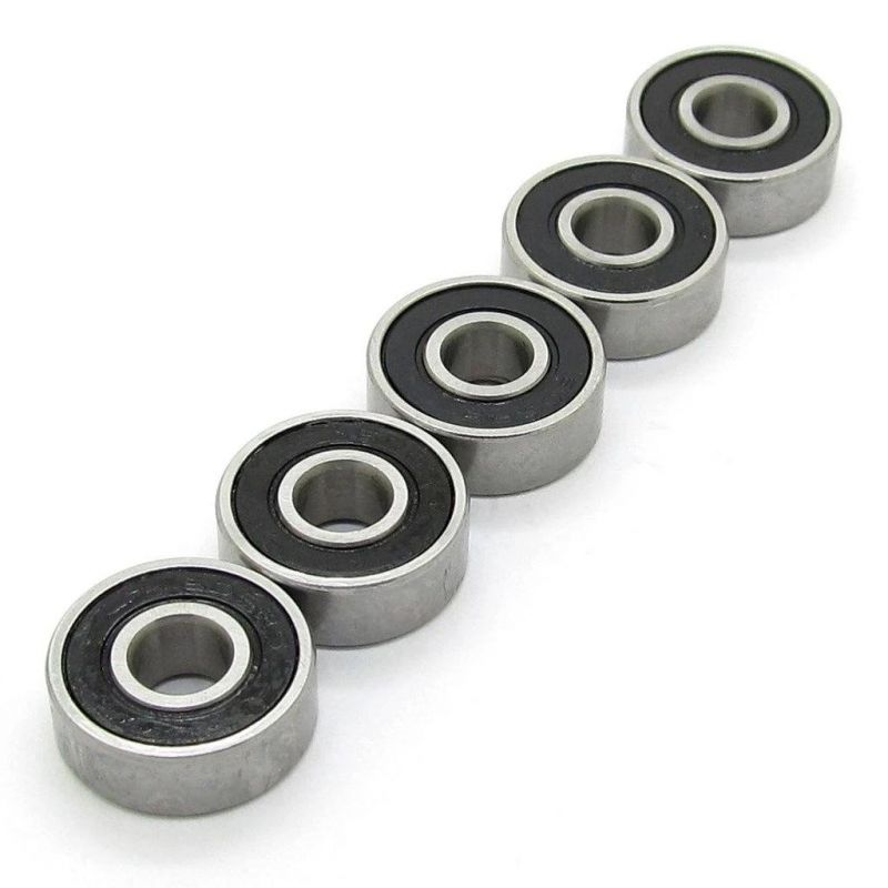 Precision Bearing 685-2RS ABEC-1 Miniature Ball Bearing 685RS Chrome Steel Bearing