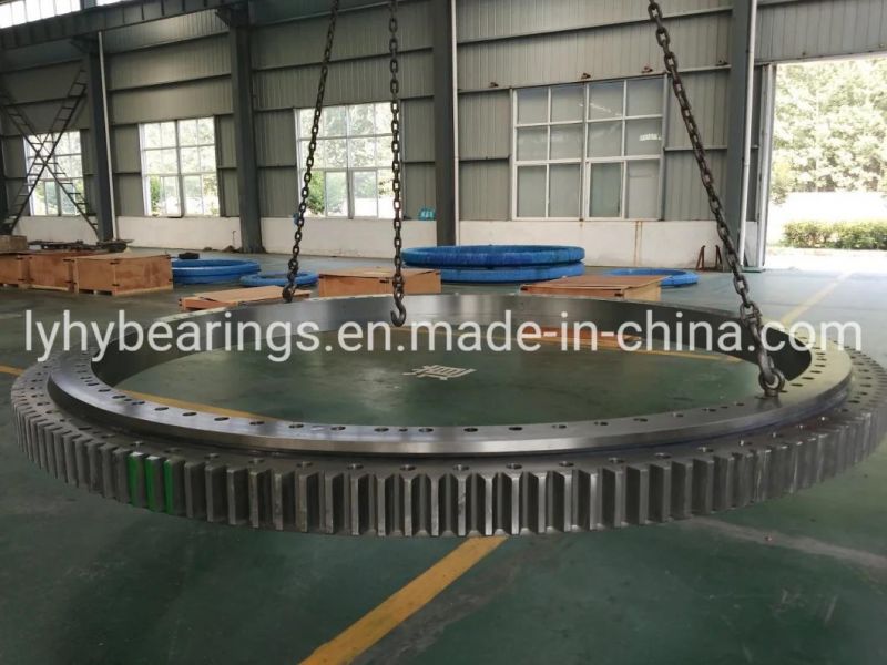 Internal Gearing Swing Bearing Triple Row Roller Slew Ring Bearing Geared Crane Turntable Bearing