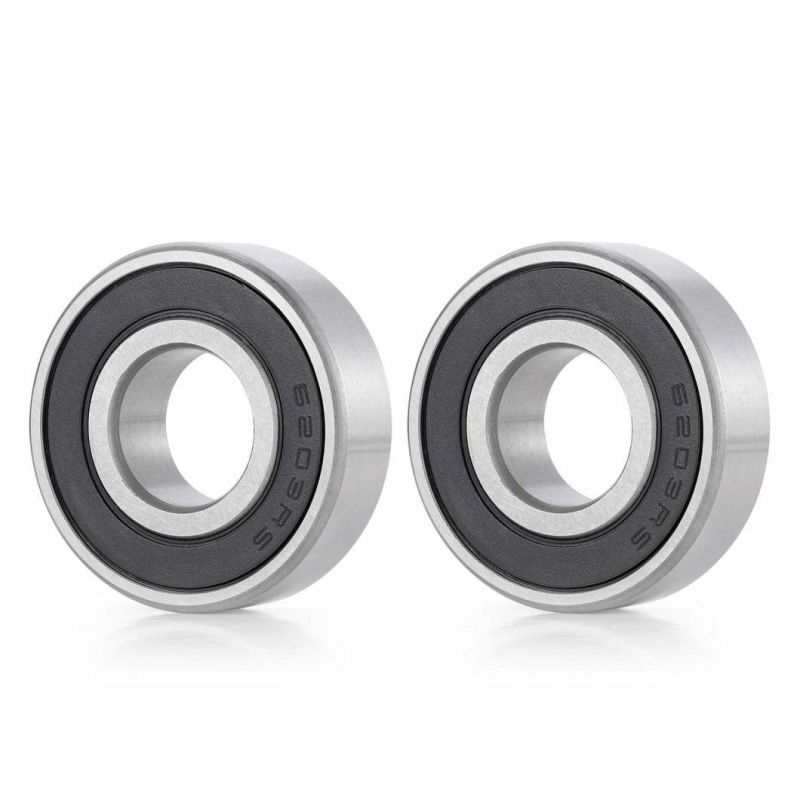 P0 (ABEC-1) Deep Groove Ball Bearing 6203 2RS with Dimension 17X40X12 mm