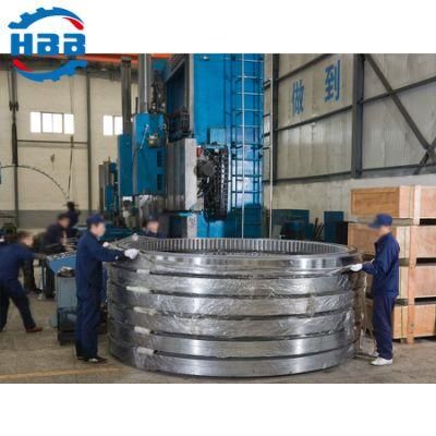 114.50.4500 4726mm Sing Row Crossed Cylindrical Roller Slewing Bearing with Internal Gea
