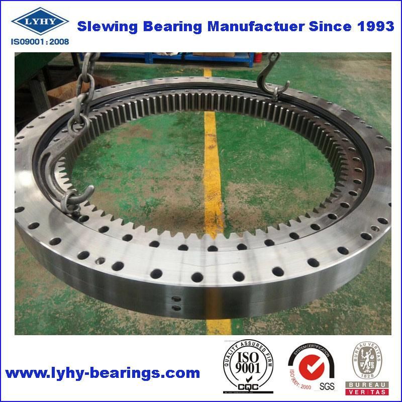 Lyhy Double Row Ball Slewing Bearings Slewing Ring Bearings with Internal Teeth VI125b01