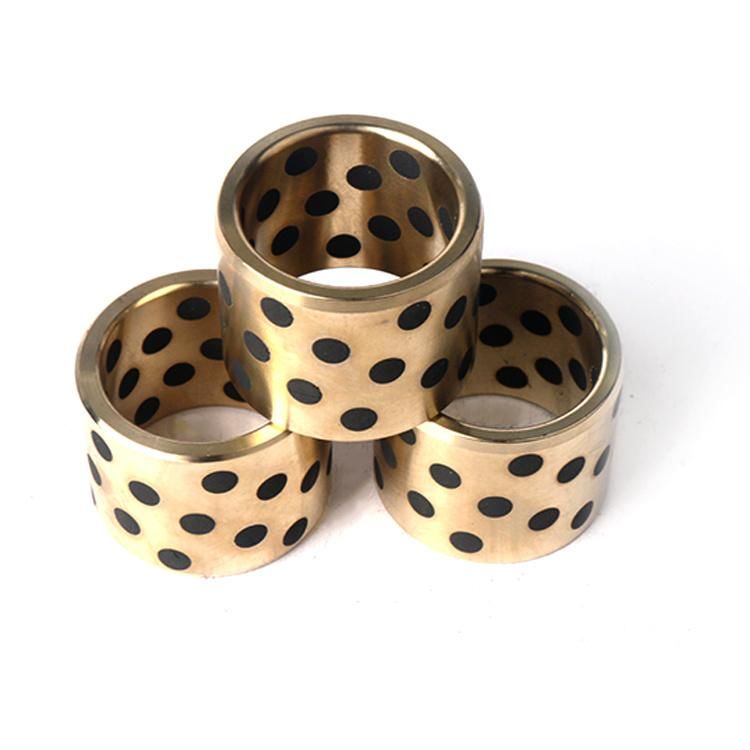 Oilless Bushing Self-Lubricating Sleeve Plugged Brass Bearing Carbon Bush Graphite Flange Bronze Bushes Bushing Bearing