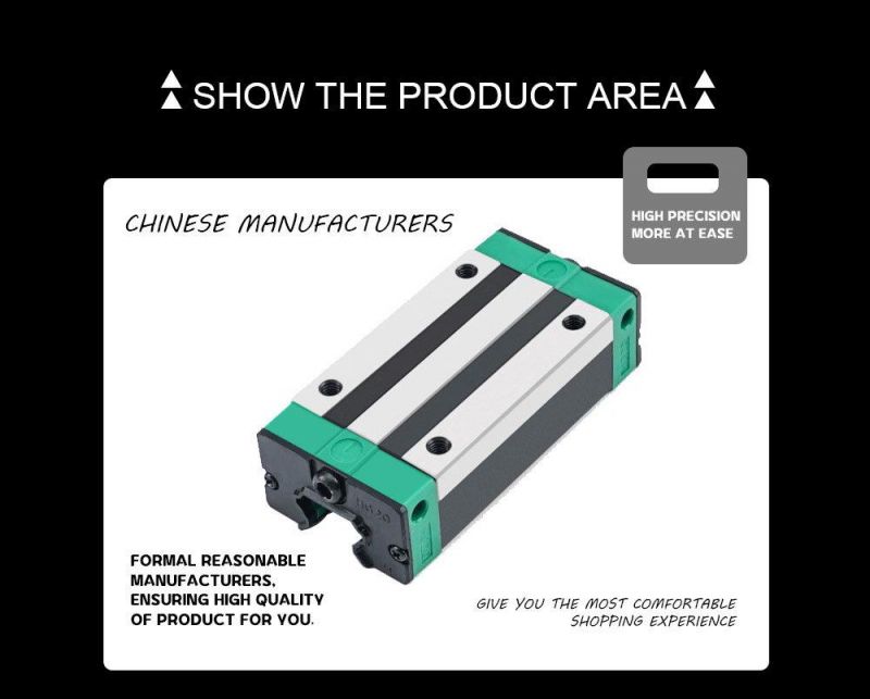 Ultra Precision Low Noise High Resistance Linear Guide with Rectangular Slider HGH25ha