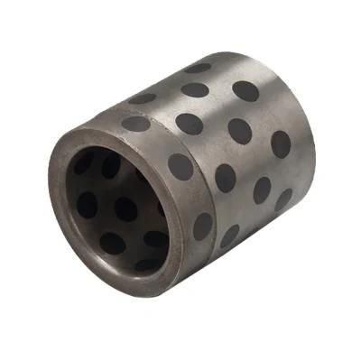 Cheap Price Solid Lubricating Bushing Bearing With Iron Base Iron Bushing With Graphite Lubricate