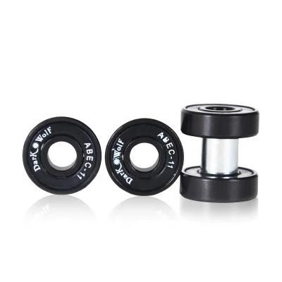 Hot Selling PRO ABEC 11 Nylon Ball Roller Retainer Black Ceramic Skate Skateboard Bearings