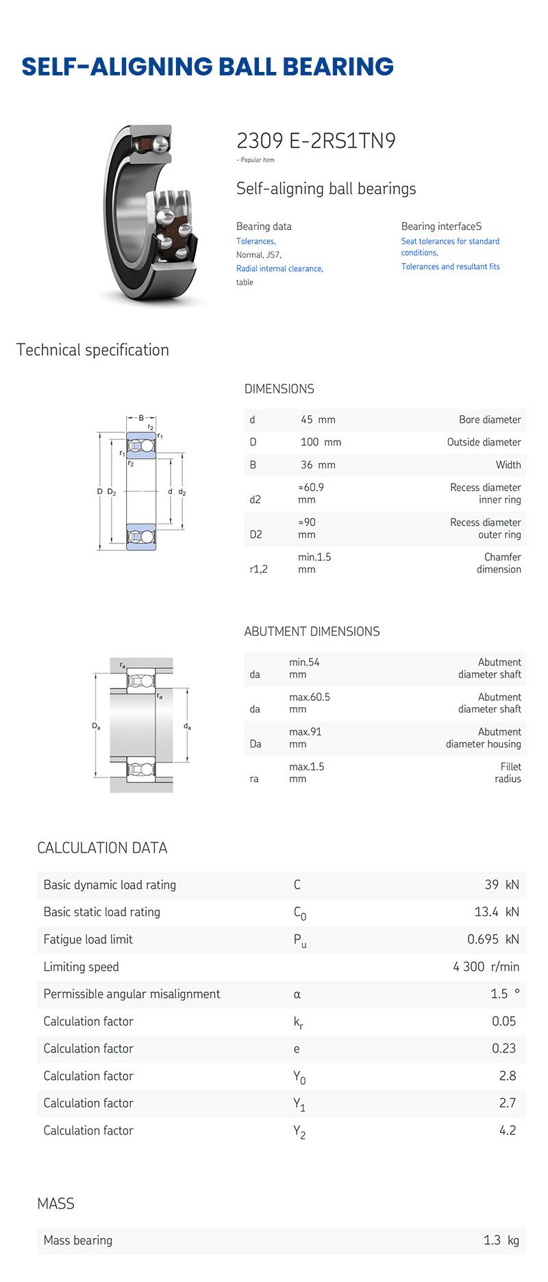 Xinhuo Bearing China Self Aligning Ball Bearing Factory 6905 2RS11316 Double Row Selfaligning Ball Bearing