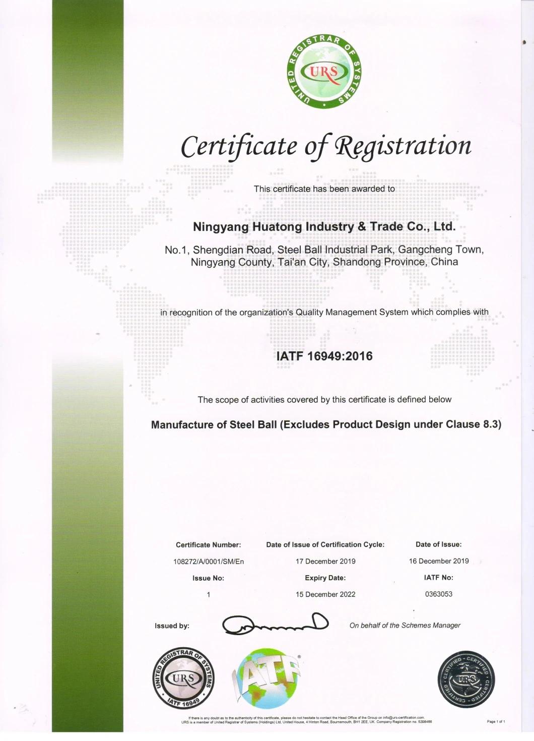 Bearing Used Stainless Steel Ball (1.588mm - 25.4mm)