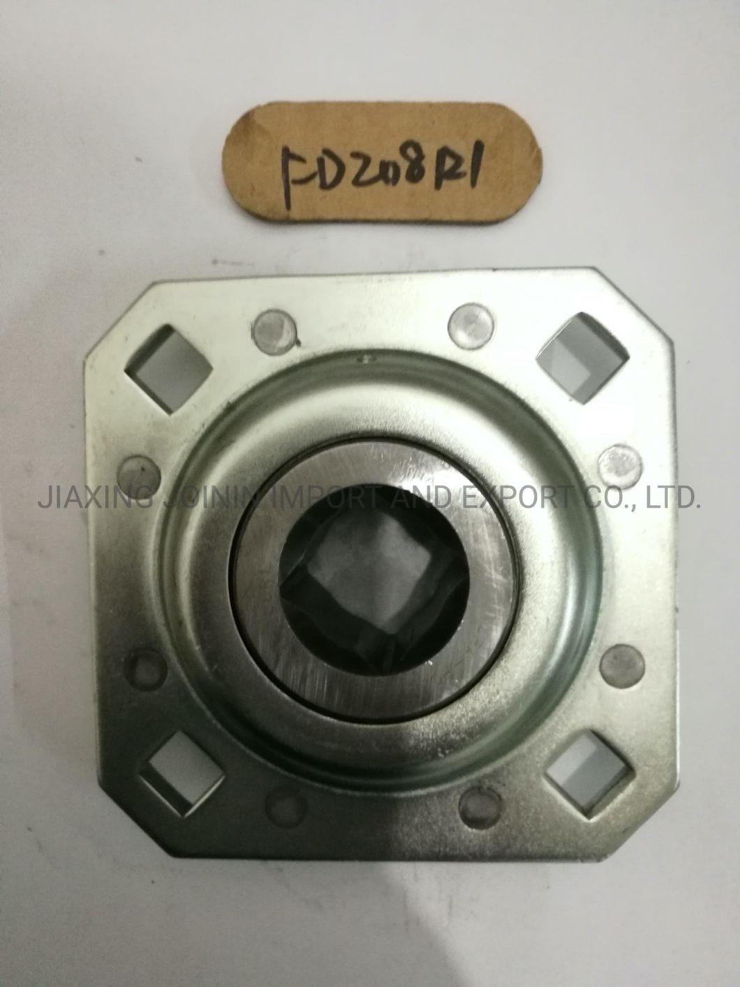 Fd208r1 High Quality Non-Relubricable Agricultural Bearing with Stamping Housing Square Bore Heavy Duty Farm Machinery Bearing Housing