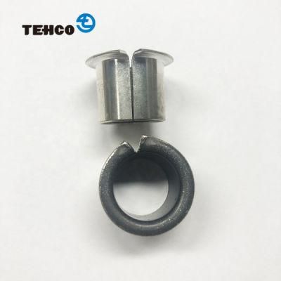 Factory PTFE Self-lubricating Flanged Bushes Oilless DU Bushings Made of Steel Base and Bronze Powder of Low Friction.