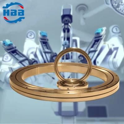 ID 4&quot; Open 4 Points Contact Thin Wall Bearing @ 3/8&quot; X 3/8&quot; Section for Radar Systems