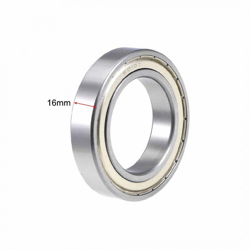 6010zz Deep Groove Ball Bearing 50X80X16mm Double Shielded Chrome Steel Bearings