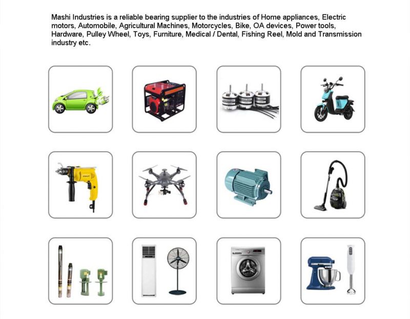 Industrial Machinery Robot Gearbox Track Paper Machine Car Wheel Electric Motor Generator Engine Accessories Auto Motorcycle Spare Part Deep Groove Ball Bearing